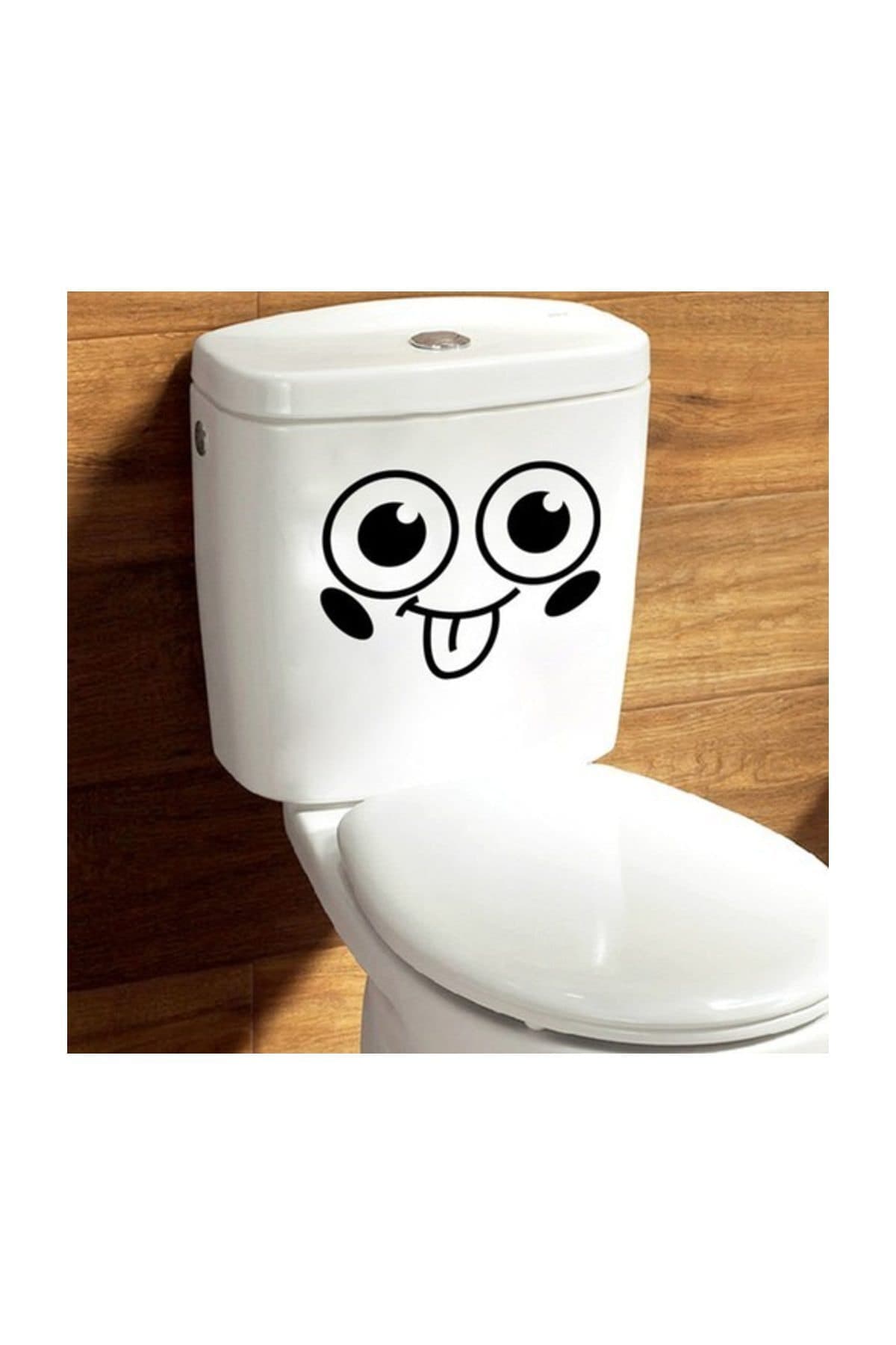 Sticker Sepetim Sevimli Klozet Kapağı 1 Dekoratif Banyo Sticker
