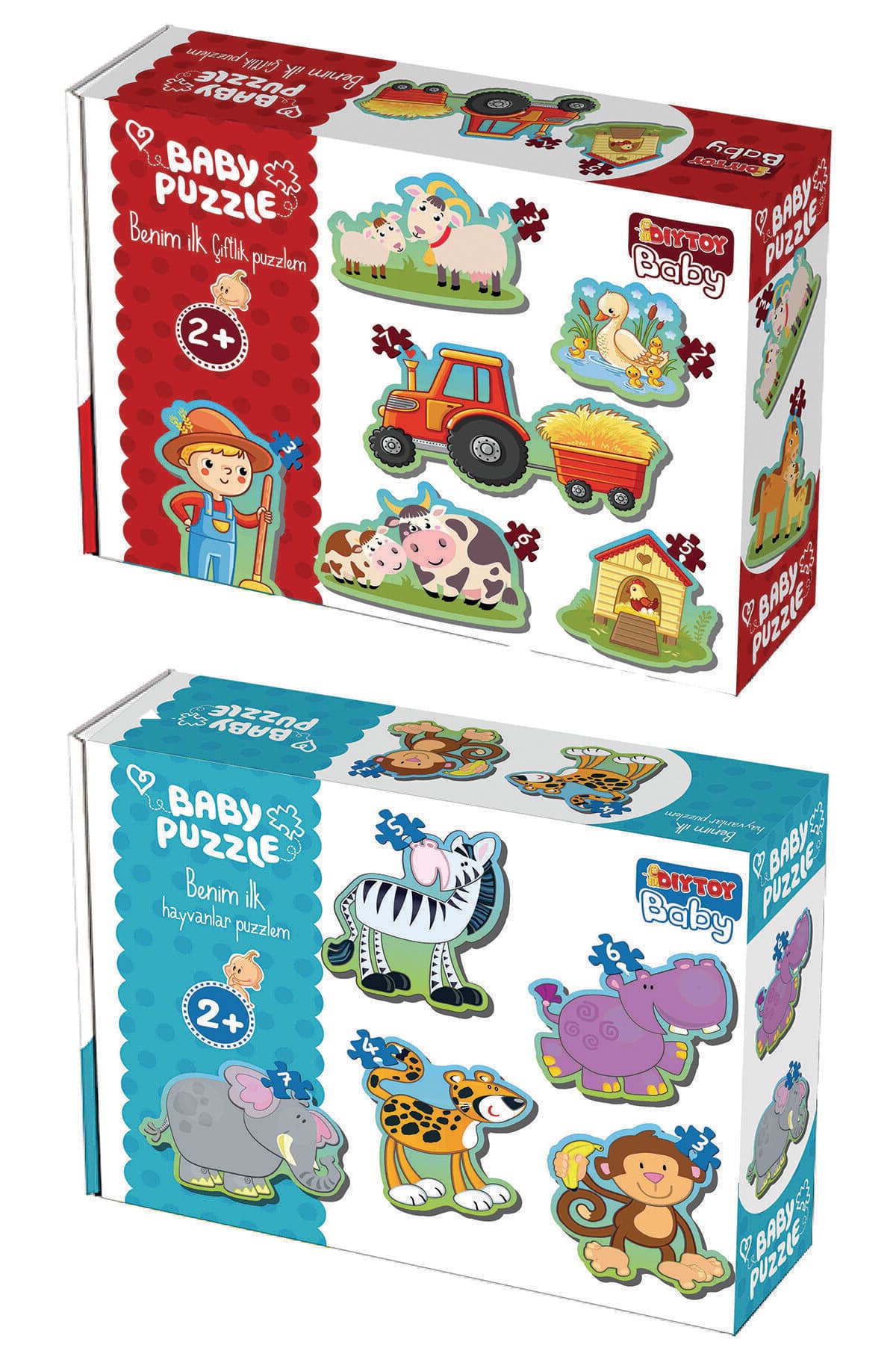 Diytoy Baby Puzzle Ilk Hayvanlarım Ve Ilk Çiftlik Puzzlem Seti