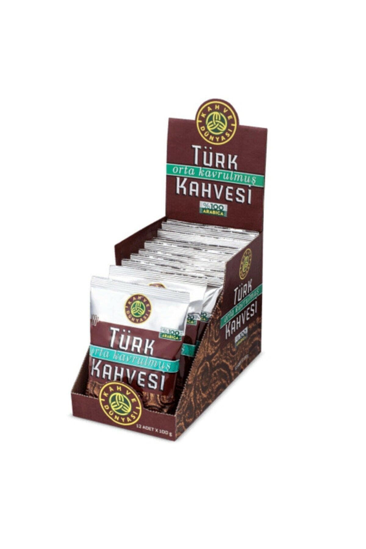 Kahve Dünyası Orta Kavrulmuş Türk Kahve 100 gr 12'li Paket
