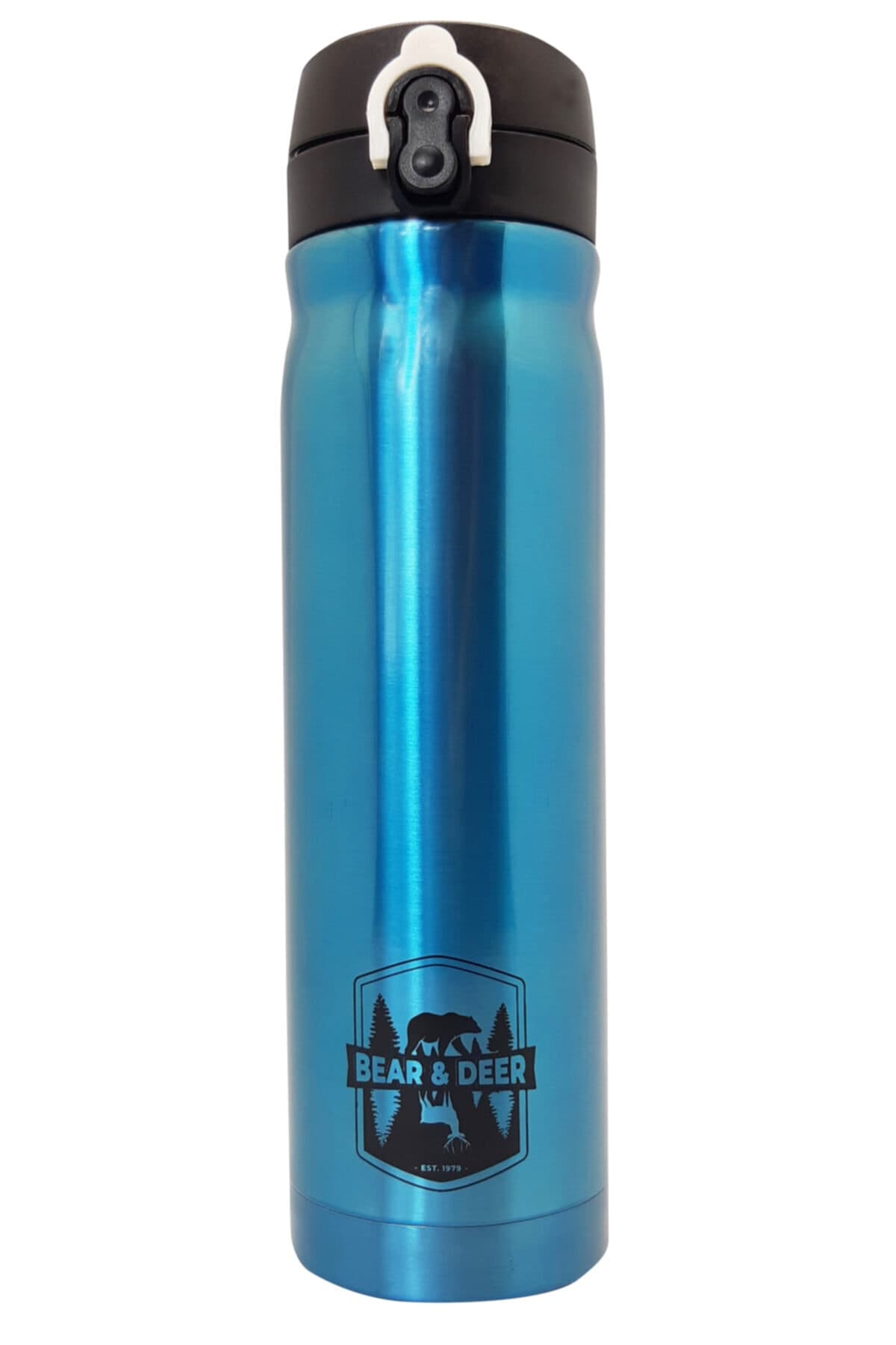 Bear&Dear B&d Ofis Tipi Çelik Matara 500ml Siyah-kırmızı-mavi-turuncu- Gri