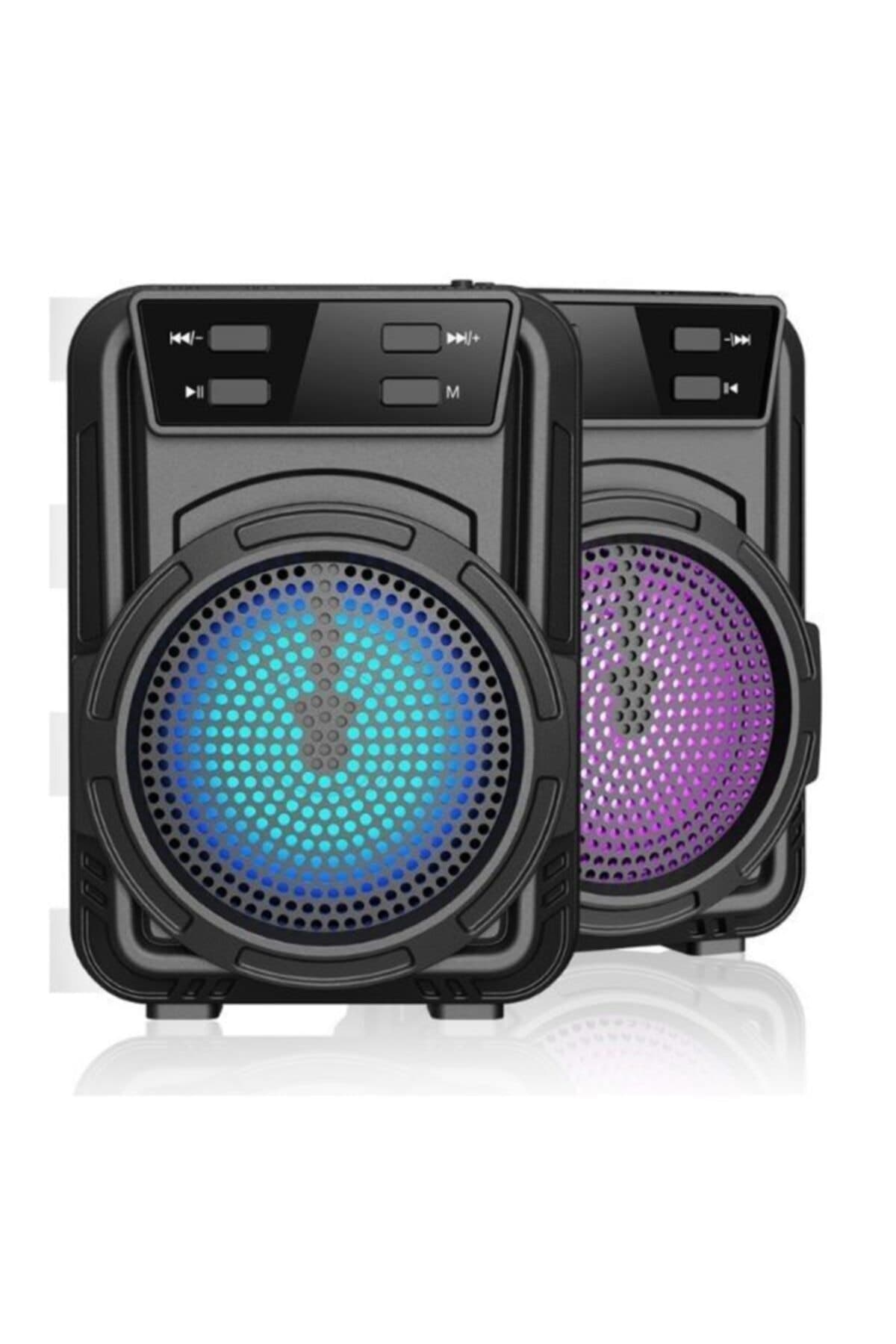 Teknoloji Gelsin Işıklı Kablosuz Hoparlör Bluetooth Speaker Ses Bombası Mini Led Işıklı Fmradyo/sdkart/usb