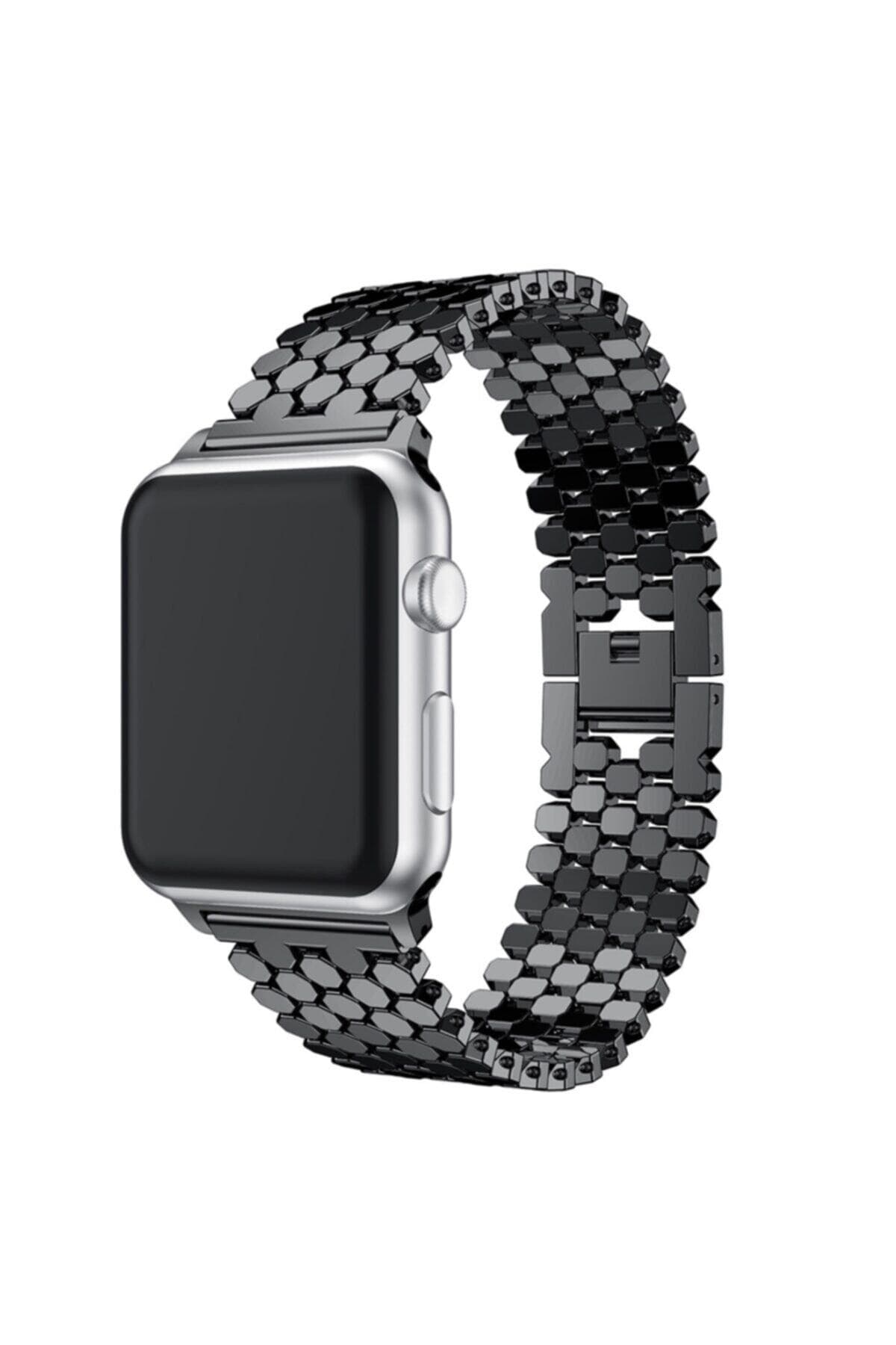 UMD Apple Watch 1 2 3 4 5 6 Ve Se Serisi 42-44 Mm Metal Luna Kordon