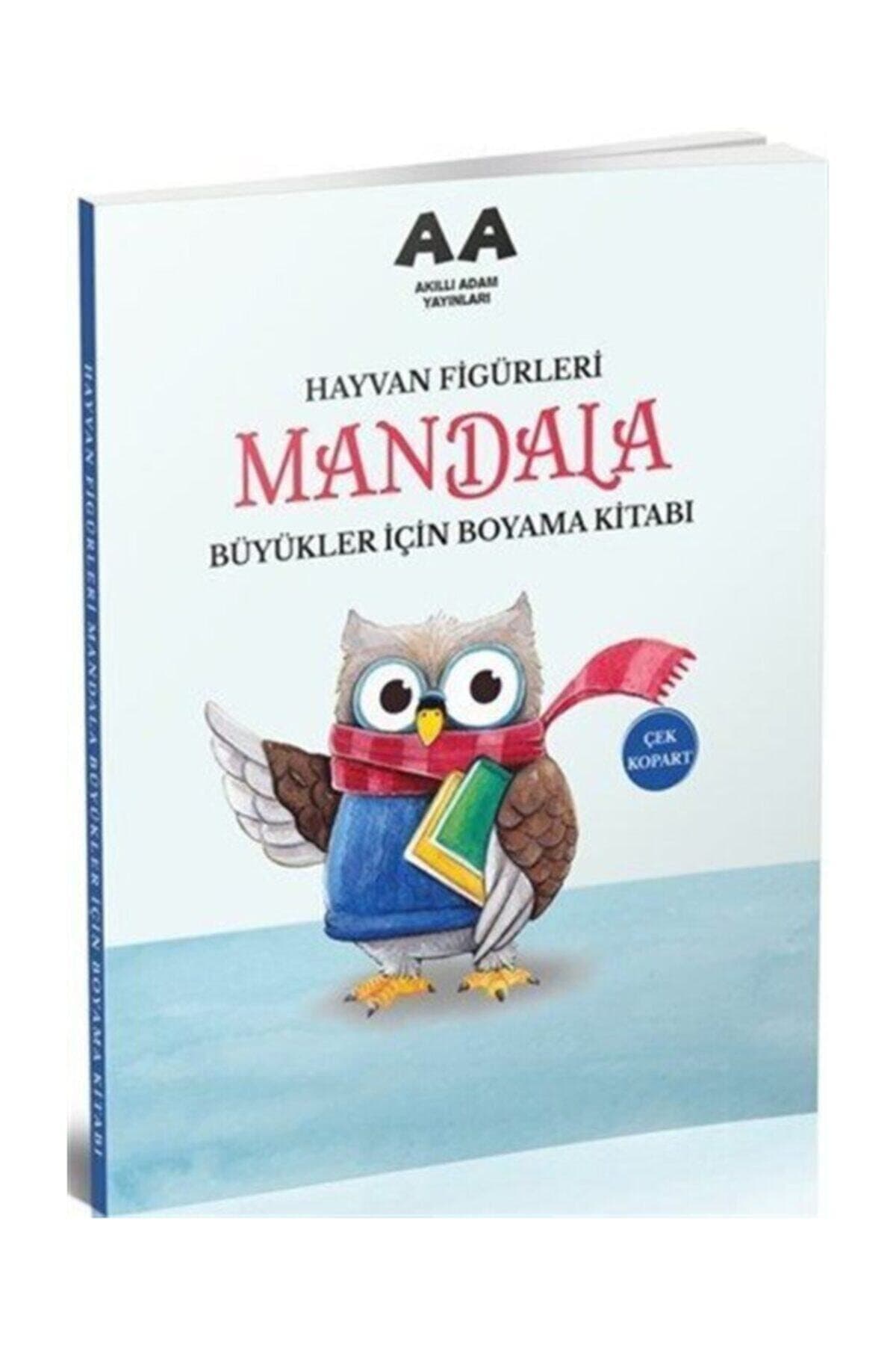 Akıllı Adam Mandala Hayvan Figürleri Büyükler Için Boyama Kitabı