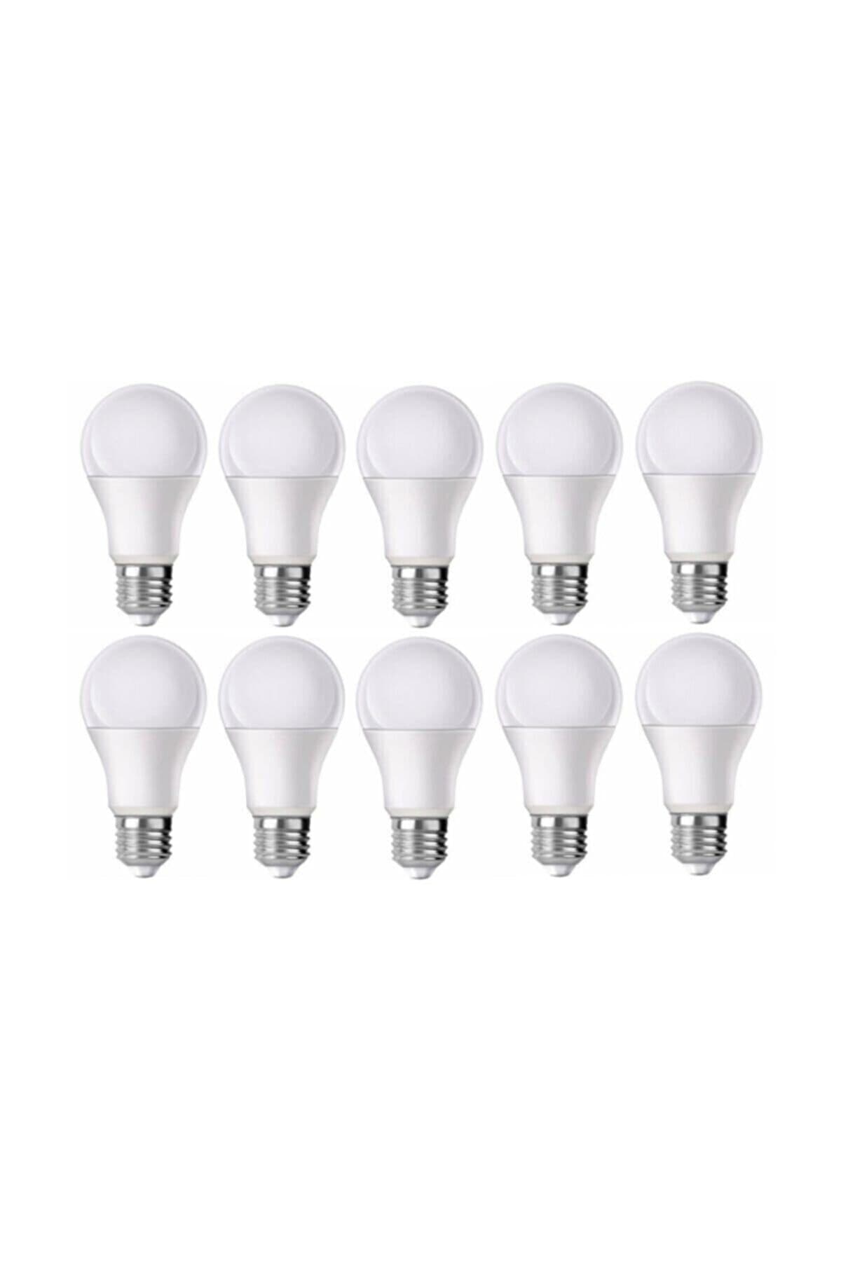 Genel Markalar 9w - Beyaz - E27 - 10lu - Tasarruflu Ampul 9w