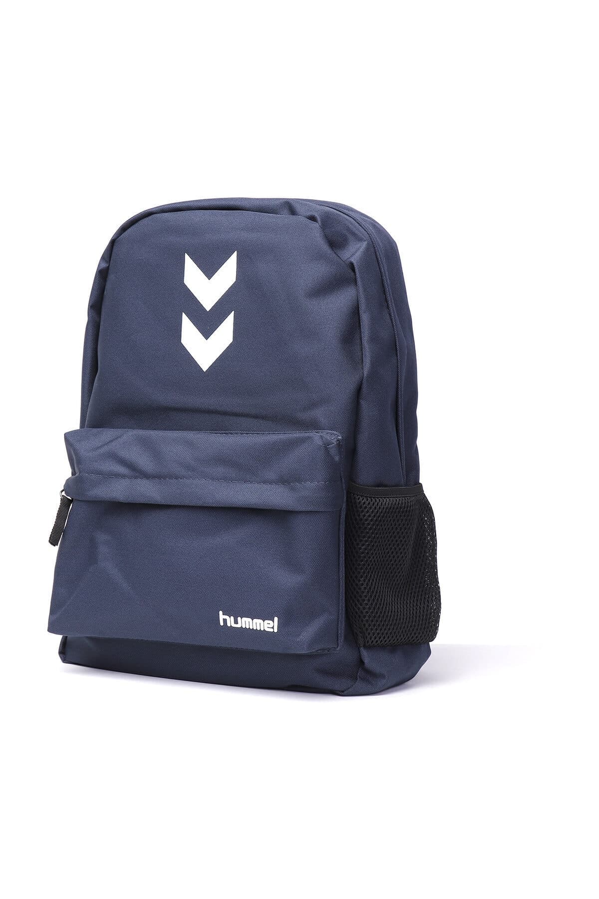 hummel Casual/Günlük Sırt Çantası Hml Darrel Bag Pack Lacivert 310Yseri Orta Boy Mavi Fermuarlı Type 4 Pol