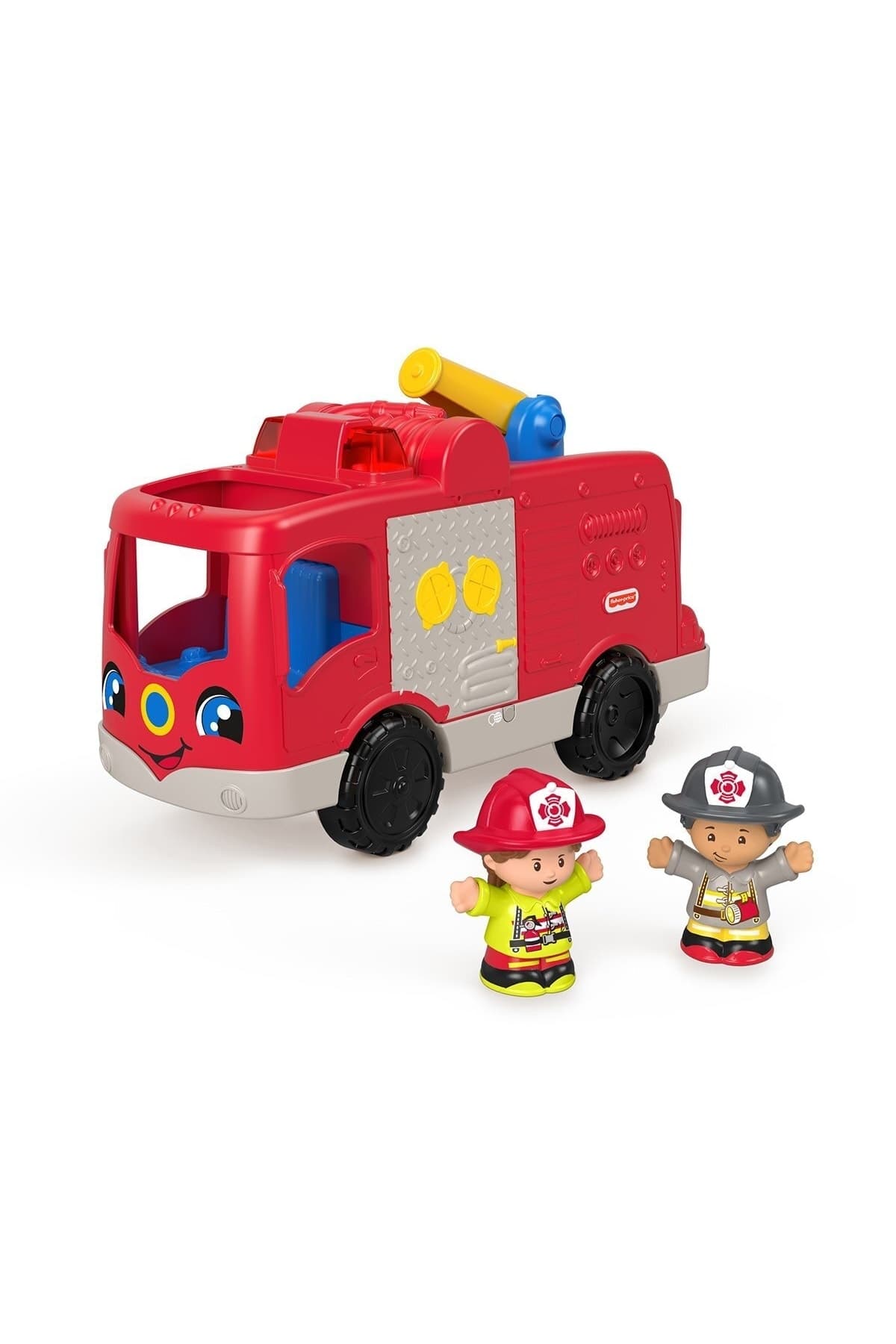 Fisher Price Little People Yardımsever İtfaiye Aracı - Türkçe ve İngilizce dil seçenekleri