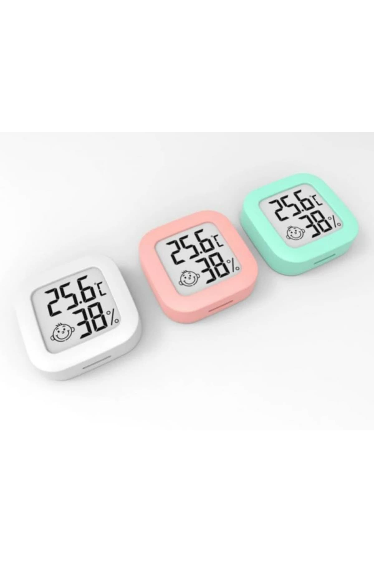Pavrika Digital Lcd Termometre - Akıllı Sıcaklık Ve Nem Ölçer - 3'lü Set - Anlık Takip Özelliği