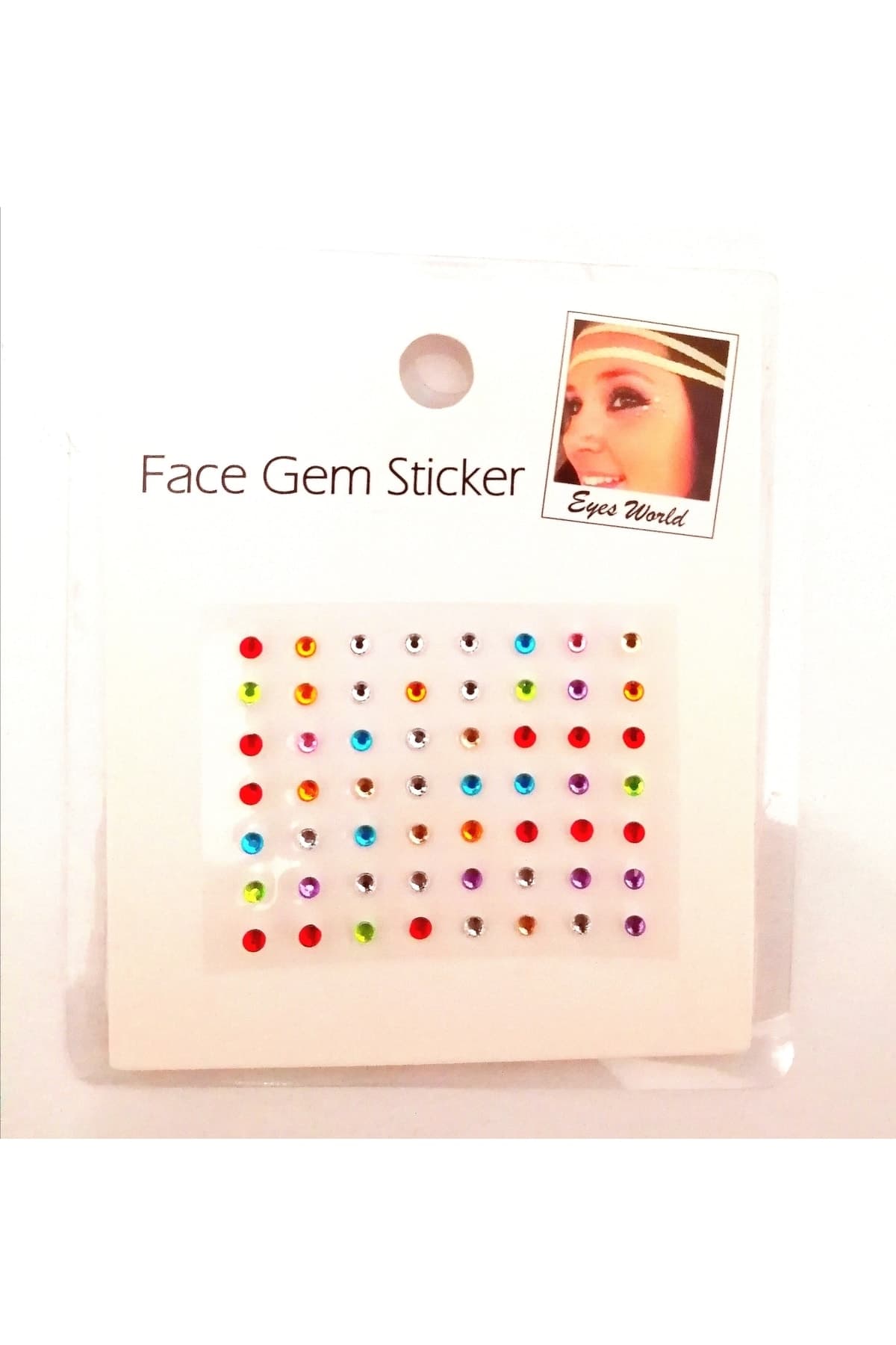 GÜLPEŞE Vücut Ve Yüz Taşı Stickers Renkli Yapışkanlı Hızma