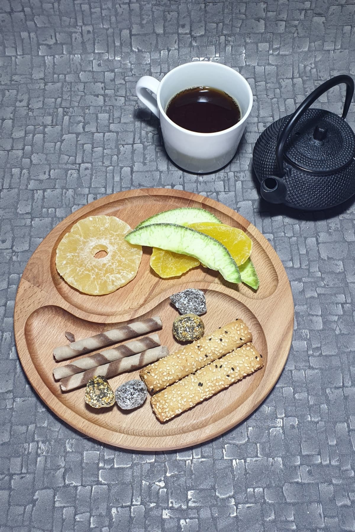 kozawoodart Ahşap Kayın Çerezlik-kahvaltılık Ve Servis- Sunum Tabağı Kz1010 Kzf1010