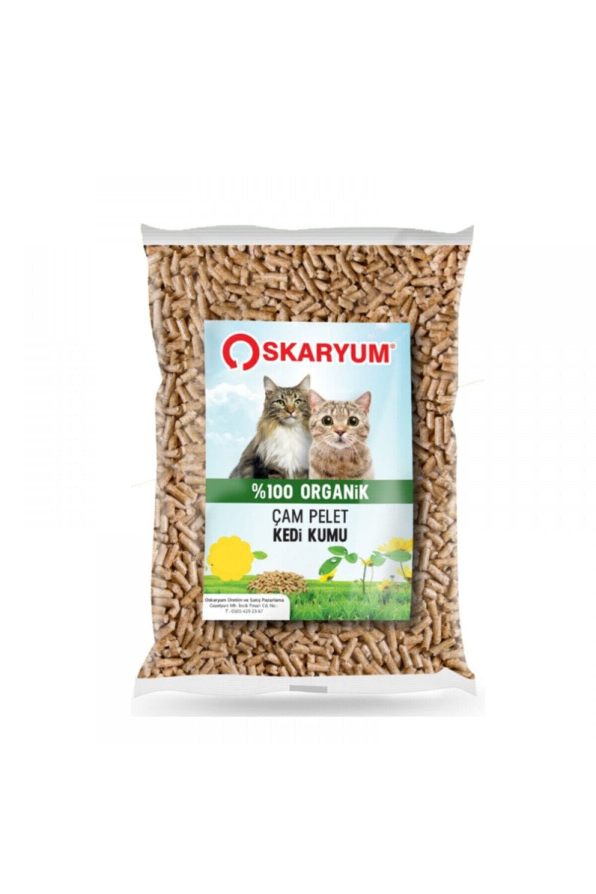 OSKARYUM Çam Pelet Kedi Kumu Çam Ağacı Kokulu 50 Lt