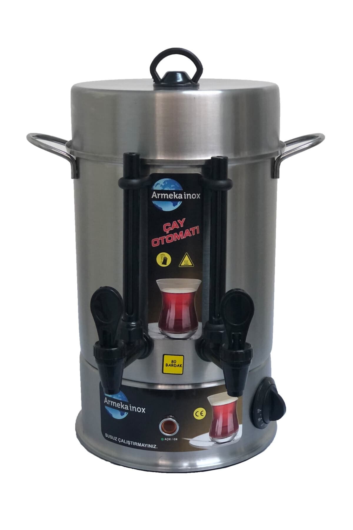 Armeka Çay Makinesi Çaymatik 80 Bardak Çay Makinesi - Çay Otomatı - Semaver