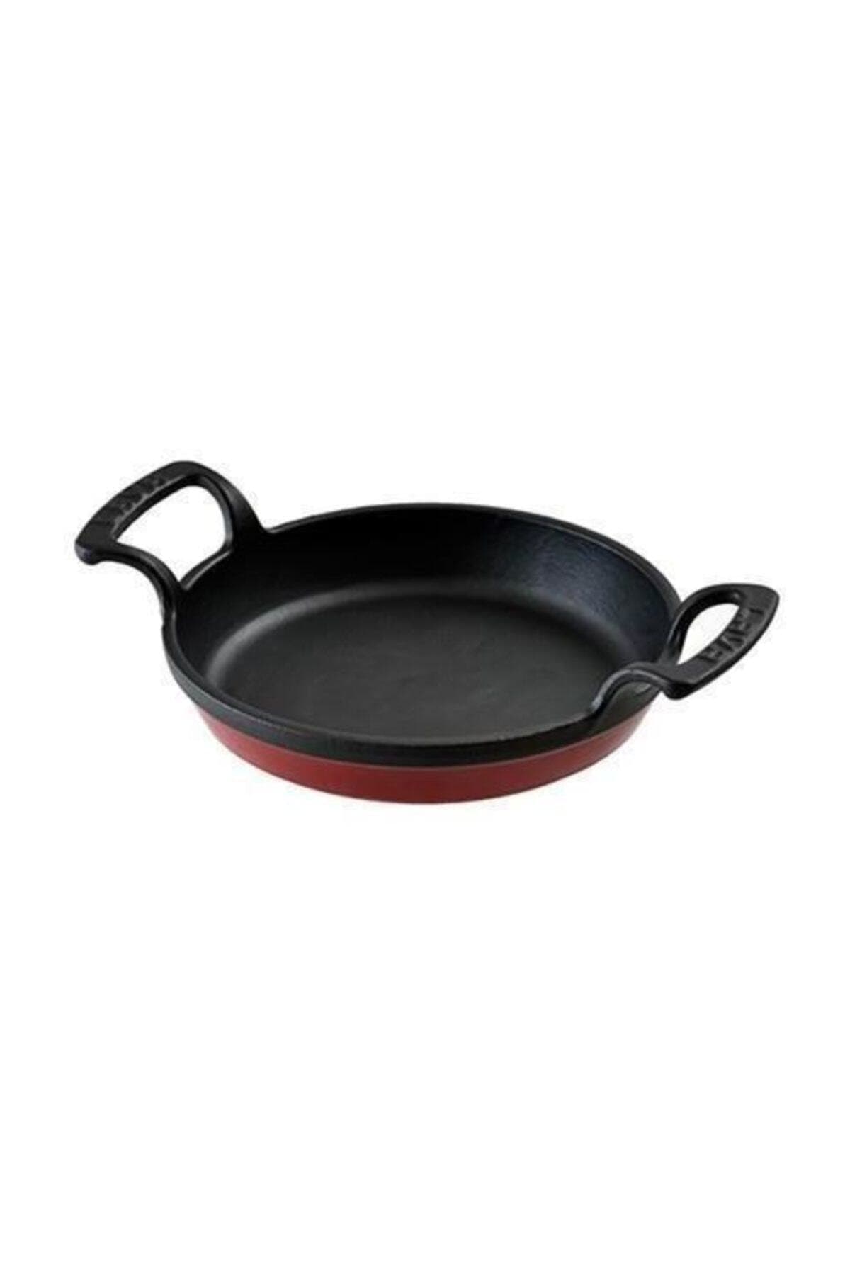 Lava Yuvarlak Kulplu Tava Çap 16 Cm Kırmızı
