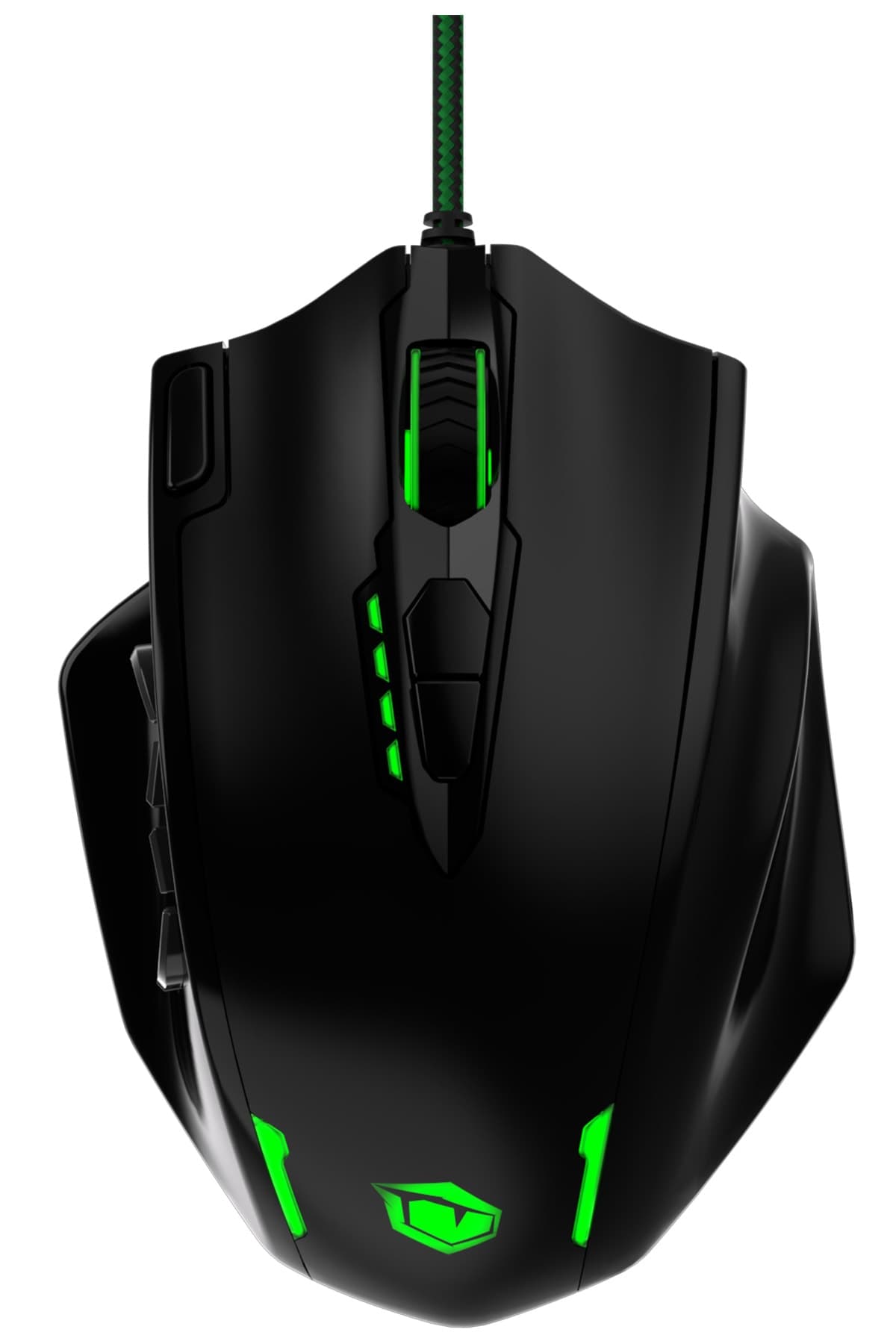 Pusat V8 12400 Dpı Mmo 18 Tuşlu Kablolu Rgb Oyuncu Mouse - Siyah