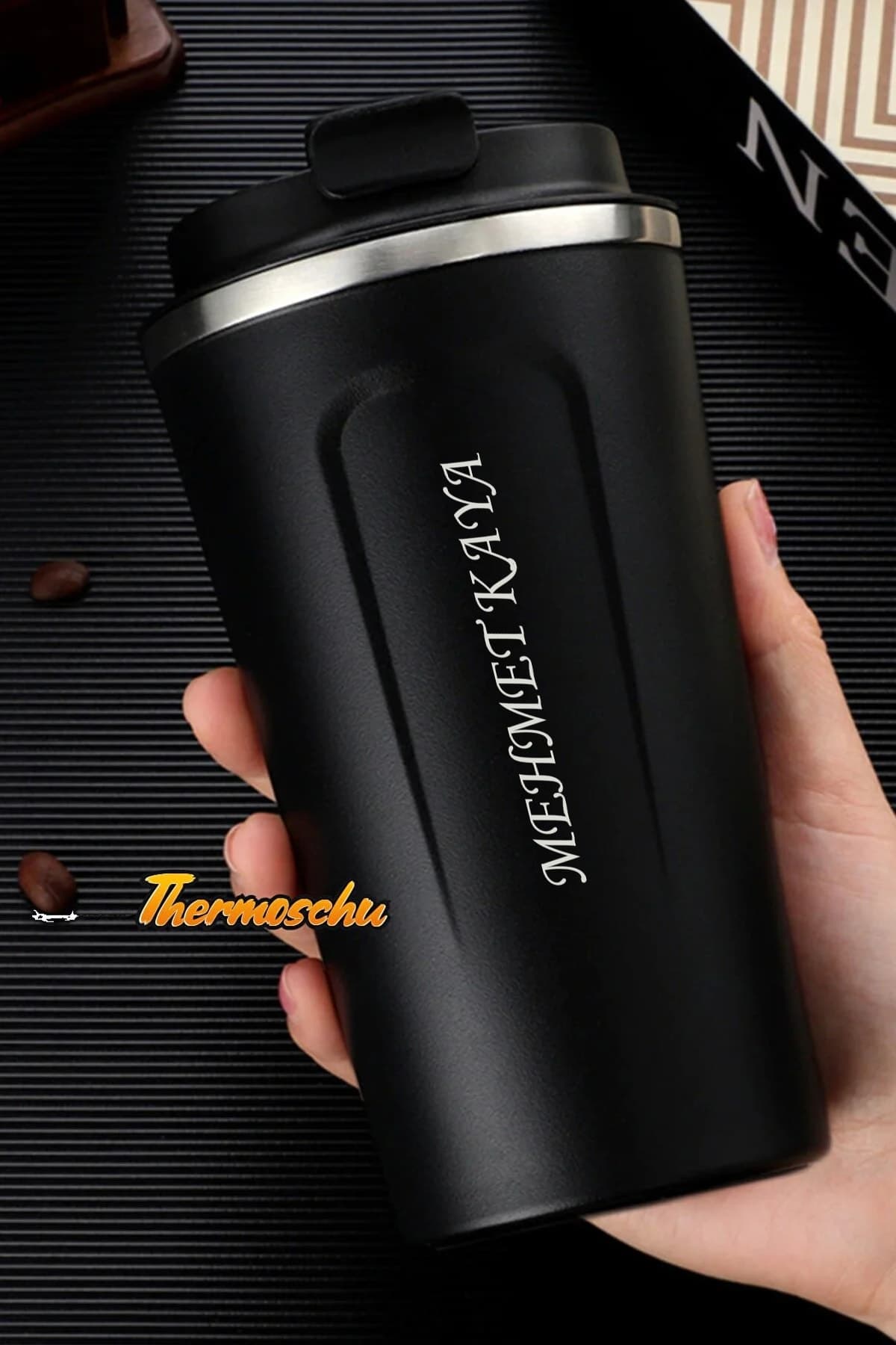 megame Anneler Günü Için Hediyelik Kişiye Özel 380 ml Mug Termos, Bardak Termos