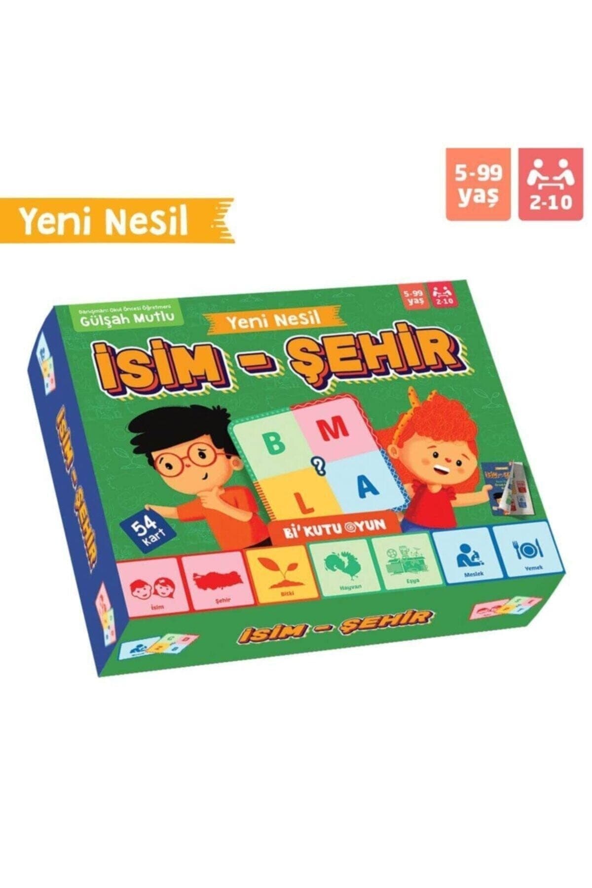 Bi Kutu Oyun Kutu Oyunu Aile Oyunu Yeni Nesil Isim – Şehir Hayvan Kutu Çocuk Oyunu