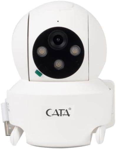 Cata CT-4051 Full HD Akıllı Dış Mekan Güvenlik Kamerası - Gece Görüşlü, 360° Dönebilen, Sesli İletişim, Hareket Takipli, SD Kart & Bulut Destekli, Dış Mekan