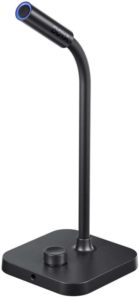 BOYA CM30 USB C 360 Derece Gooseneck Konferans Omnidirectional Condenser Mikrofon