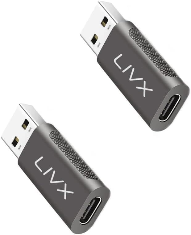 Livx Type C to USB 3.0 Çevirici Dönüştürücü OTG Adaptör LVA-OTGCF İkili Paket