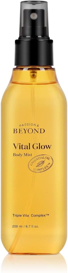 PASSION & BEYOND Vital Glow Body Mist Vitamin C E B12 Aydınlatıcı Işıltı Veren Vücut Spreyi Nemlendirici 200 ml