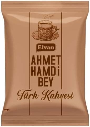 Elvan Ahmet Hamdi Bey Türk Kahvesi 100 Gr. (1 Paket)