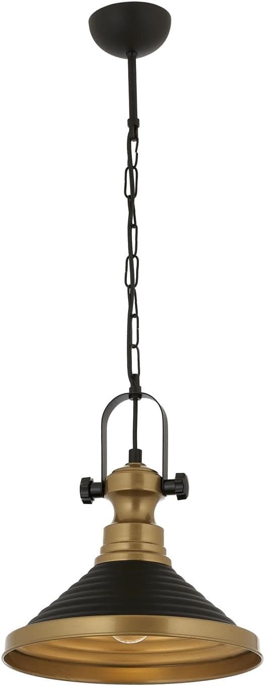 Avonni Siyah Boyalı Modern Avize E27 Metal 29cm