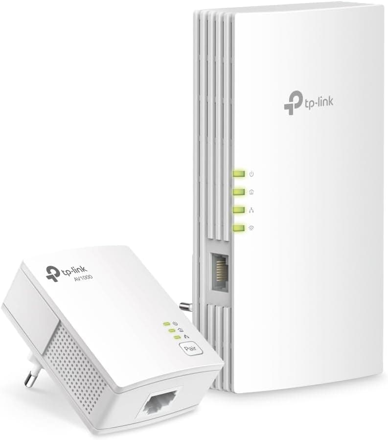 TP-Link TL-WPA7817 KIT, AV1000&AX1500 Mbps, 1× Gigabit Portlu, 4K Video ve Online Oyunlarda Yüksek Performans, EasyMesh Destekli, Tak ve Çalıştır, Powerline Adaptör Kiti