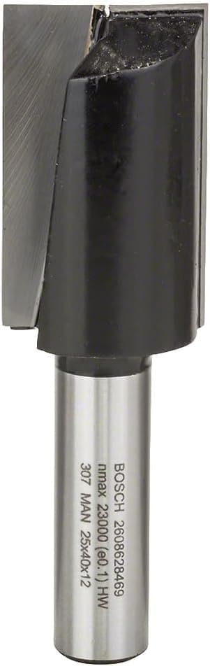 Bosch 2608628469 aksesuarı oyuk frezesi 12 mm, D1 25 mm, U 40 mm, G 81 mm