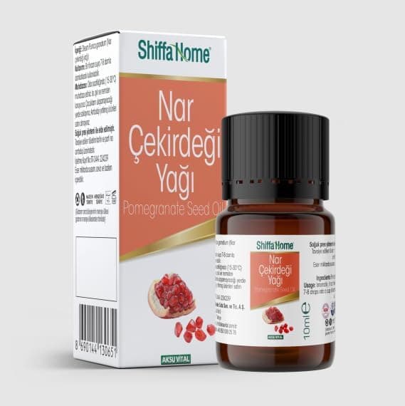 Shiffa Home Nar Çekirdeği Yağı 10 Ml – Soğuk Sıkım, Vitamin ve Mineral Bakımından Zengin, Cilt Yenileyici ve Besleyici Doğal Yağ, Antioksidan Etkili, Masaj ve Banyo Yağı