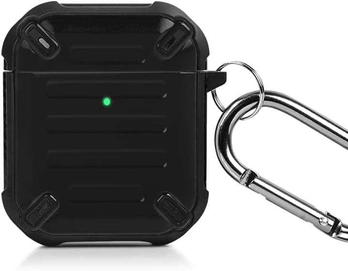 Casen Apple AirPods Armor Kılıfı, Siyah