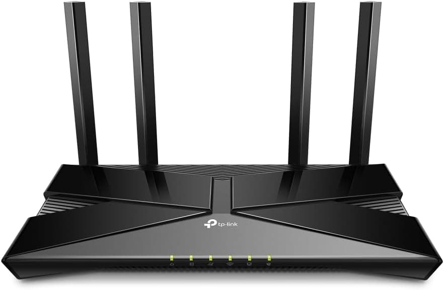 TP-Link Archer VX1800v, AX1800 Mbps Çift Bantlı Fiber Destekli Wi-Fi 6 VDSL/ADSL Modem Router, 4 Gigabit LAN Portları + 1 USB 2.0 Port, MU-MIMO, Super VDSL, Tether Uygulaması ile Kolay Kurulum