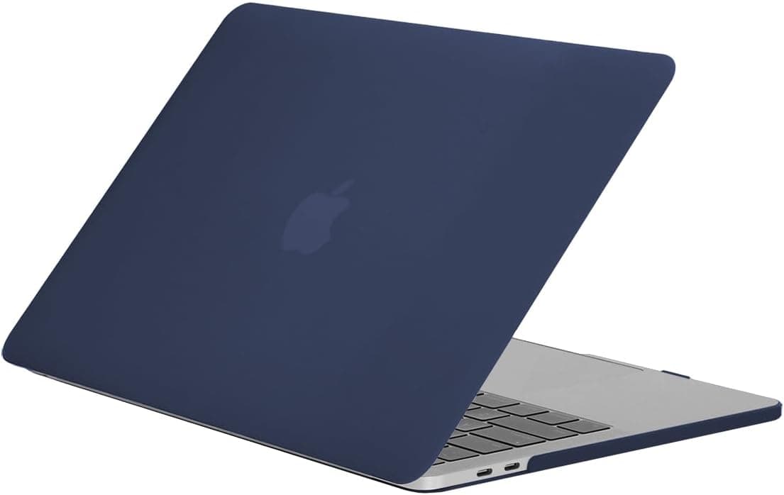 Blogy MacBook Pro 16.2 İnç ile Uyumlu Ultra İnce Hava Kanallı Crystal Fit Kılıf (Lacivert)