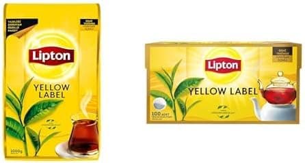 Lipton Yellow Label Avantaj Paketi, 1KG Dökme ve 100lü Demlik Poşet