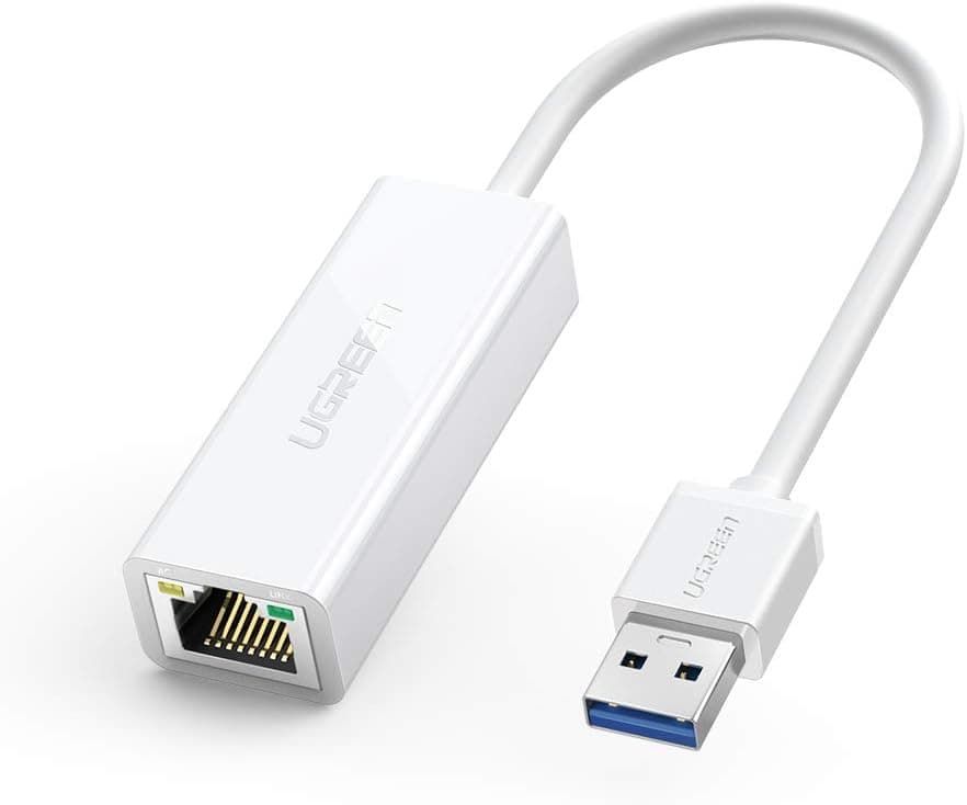 Ugreen USB 3.0 to RJ45 Gigabit Ethernet Dönüştürücü Adaptör Beyaz