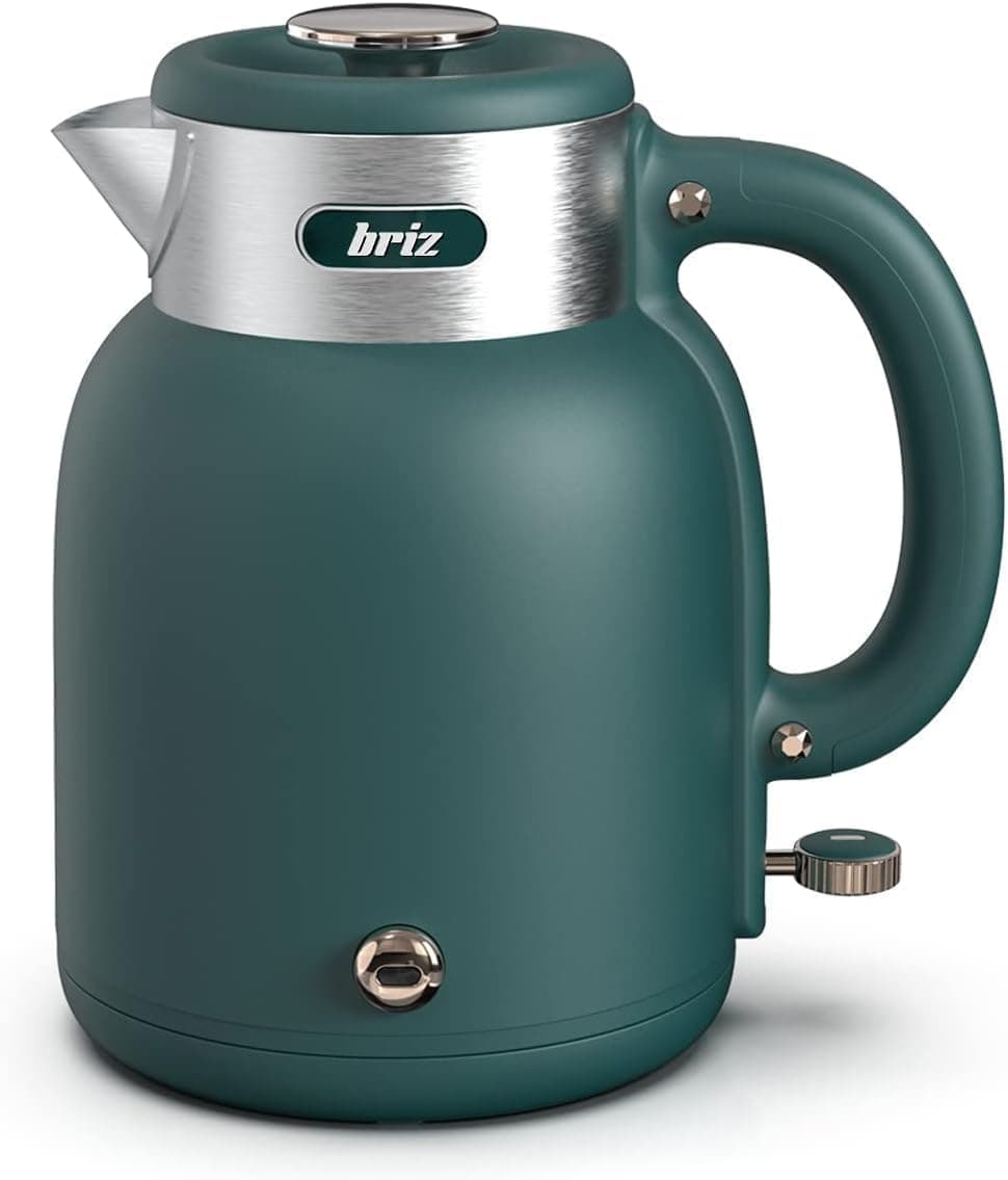 Briz BR1040 Retro Yeşil Su Isıtıcı Çelik Kettle