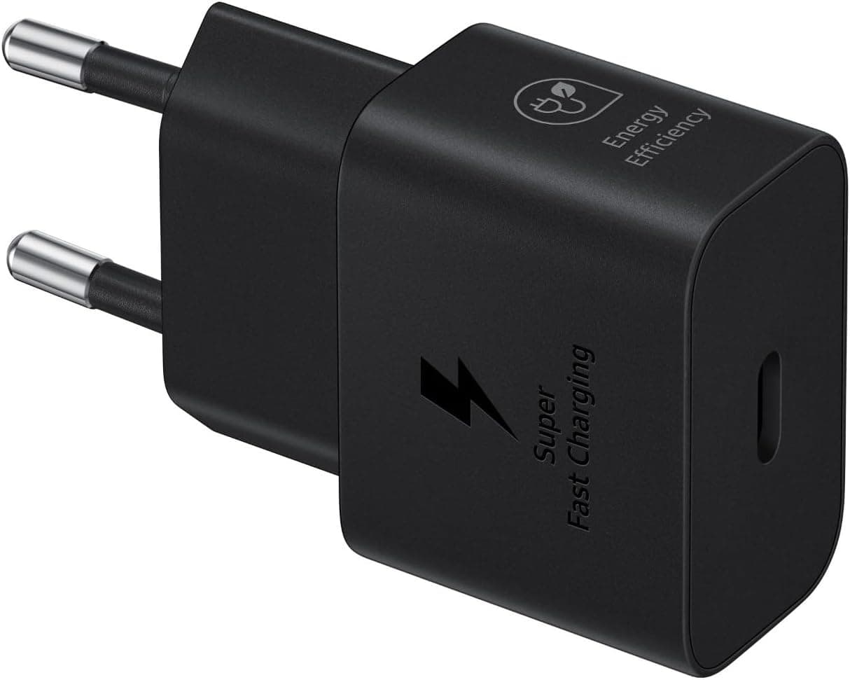 Samsung 25 Watt Şarj Adaptörü + Kablo Seti, Siyah