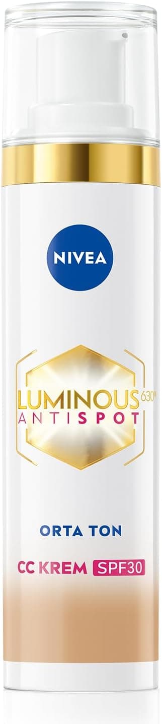 NIVEA Luminous630 Leke Karşıtı Krem CC Fluid SPF30 Medium 40ml