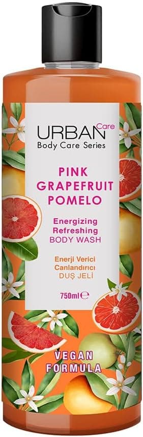 Urban Care Pink Grapefruit & Pamelo Canlandırıcı ve Nemlendirici Duş Jeli, 750 ml
