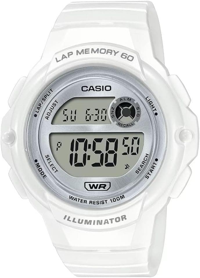 Casio LWS-1200H-7A1VDF Kol Saati, Standart, Digital, Beyaz, Kadın