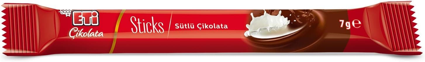 Eti Çikolata Sticks Sütlü Çikolata 7 g x 40 Adet