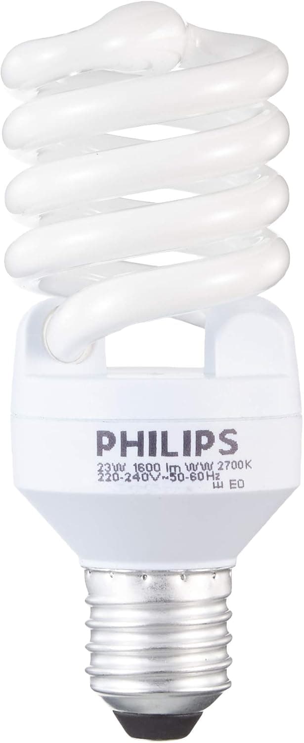 Philips Economy Twister 23W Ampul, 2700K Sarı Işık, E27 Normal Duy