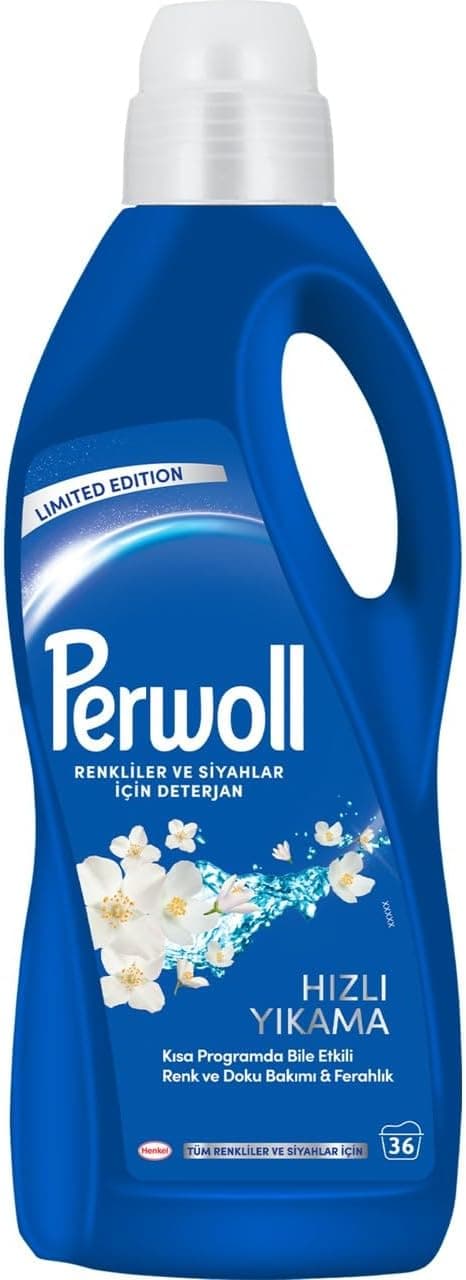 Perwoll Hassas Siyahlar Ve Renkliler İçin Hızlı Yıkama Sıvı Çamaşır Deterjanı 2 L