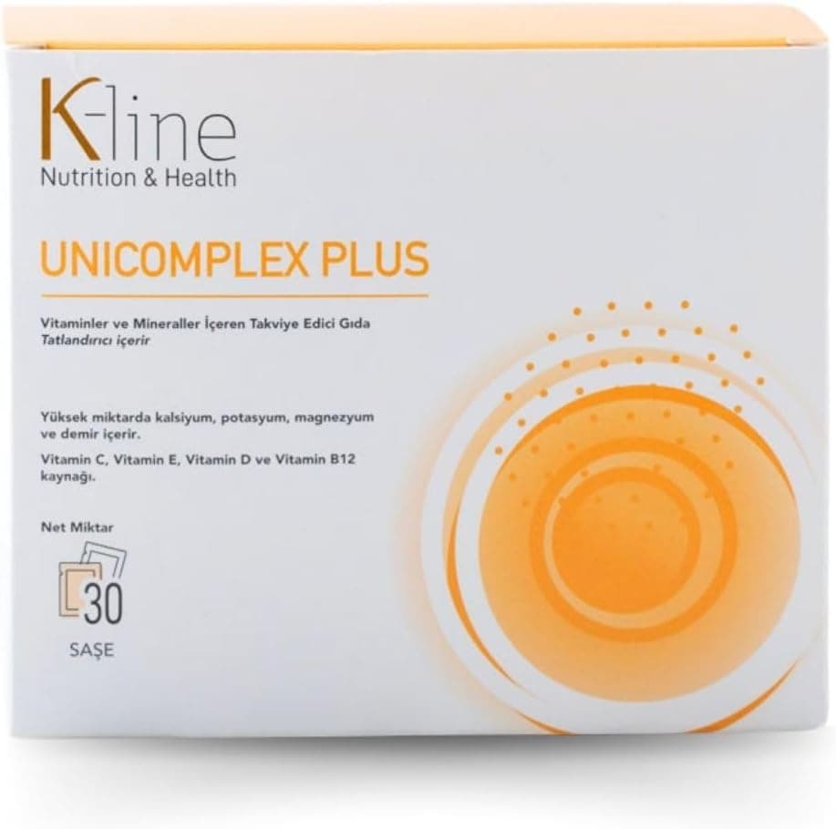 KALİBRA UNİCOMPLEX PLUS VİTAMİN VE MİNERAL İÇEREN TAKVİYE EDİCİ GIDA