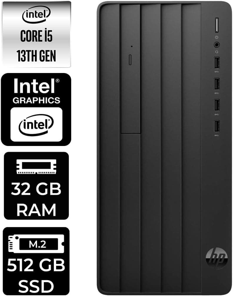 HP Pro Tower 290 G9 i5 13400 32GB 512GB SSD FDOS Masaüstü Bilgisayar & PER4 USB Bellek