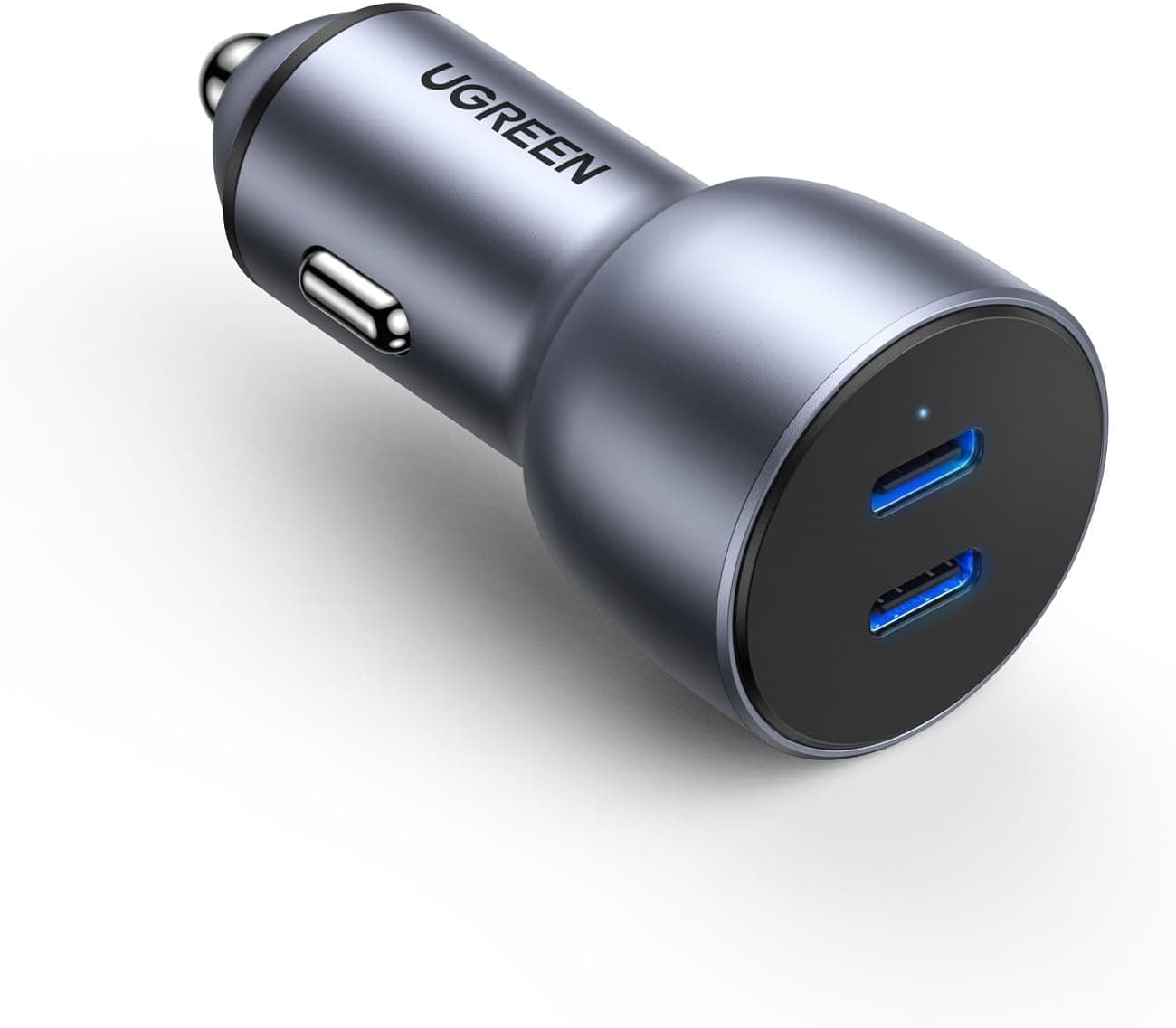 Ugreen Çift PD Type-C Çıkışlı 50W Araç Çakmaklık Şarj Cihazı