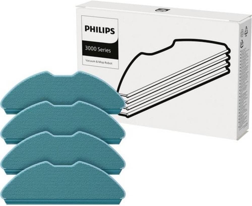 PHILIPS XV1430 Robot Süpürge 3000 Serisi Mikrofiber Bez, Beyaz, Xu3 Serisi