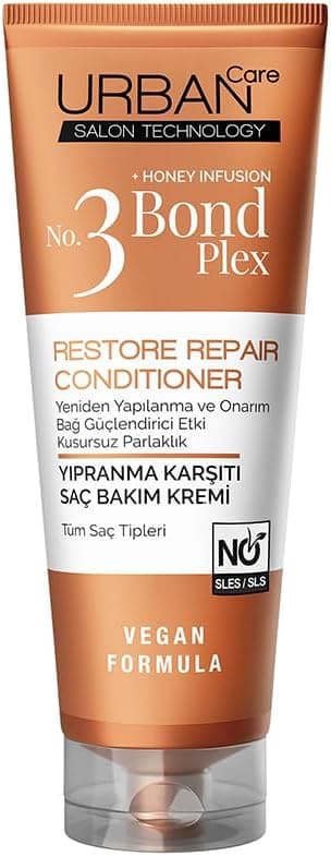 URBAN Care No.3 Bond Plex Yıpranma Karşıtı Saç Bakım Kremi 250 ml- Vegan