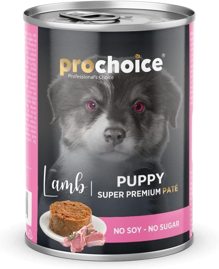 Prochoice Yavru Köpekler İçin, Kuzu Etli ve Pirinçli Ezme, 400 g x 12 adet