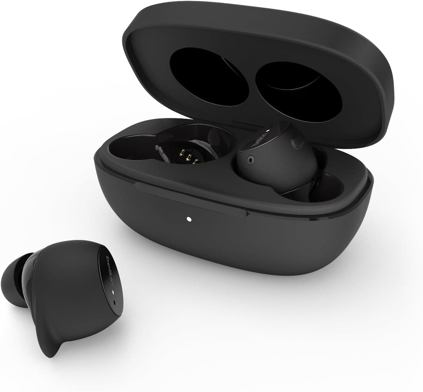 Belkin SoundForm Hibrit ANC, IPX5 Ter ve Suya Dayanıklı Kablosuz Kulaklık, Siyah özellikli Bluetooth Kulaklık ile Gerçek Kablosuz Kulaklık