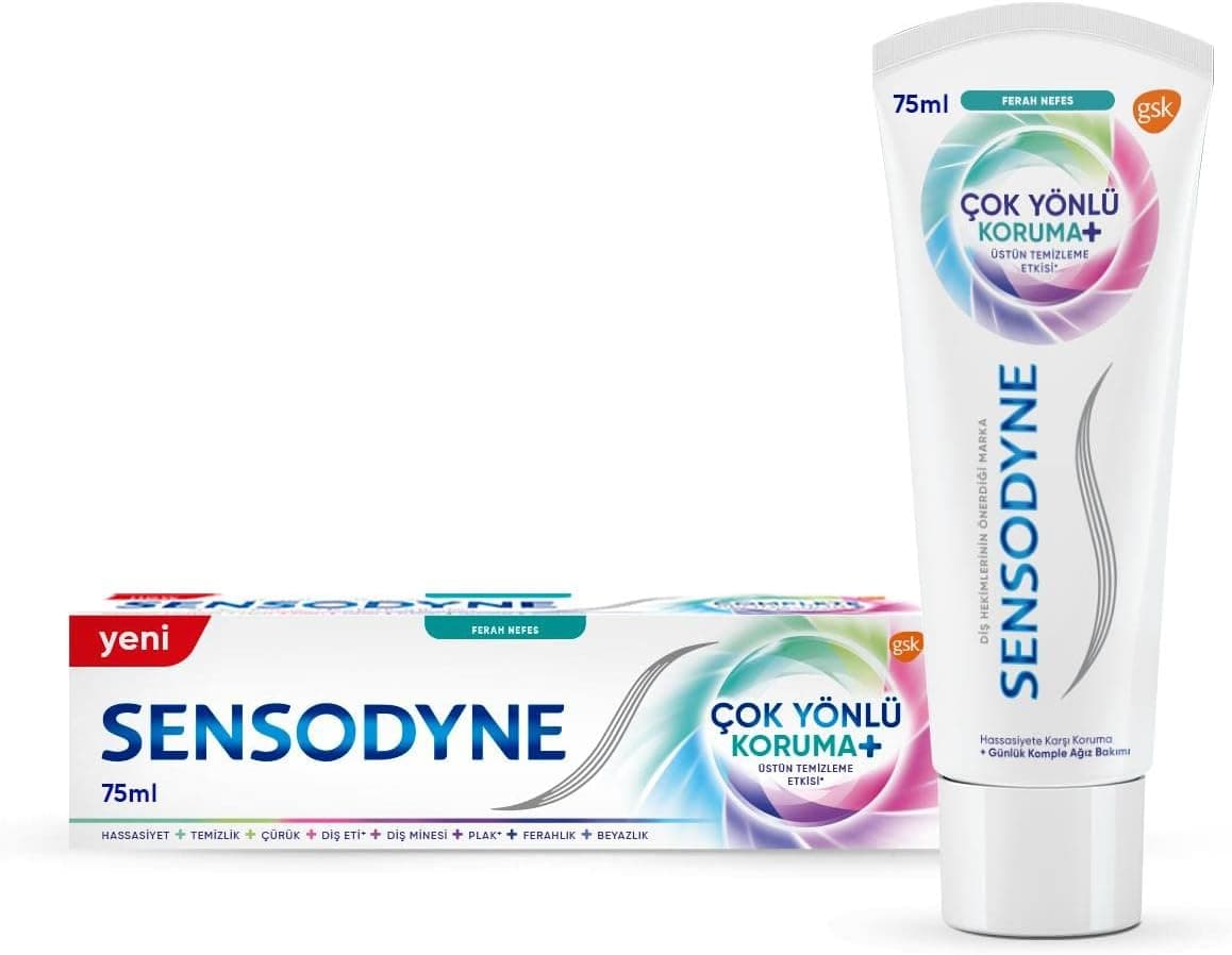 Sensodyne Çok Yönlü Koruma Ferah Nefes Diş Macunu 75 mL