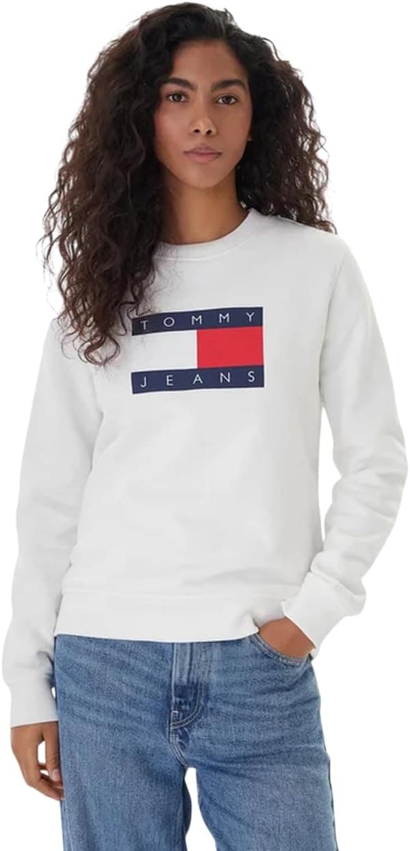 Tommy Hilfiger TJW REG TJ FLAG CREW Sweatshirt Kadın